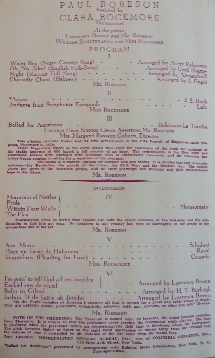 Robeson Program Inside